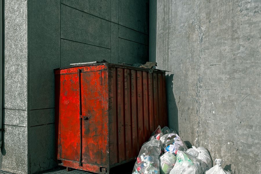 Container mélange (tout-venant) à Bruxelles